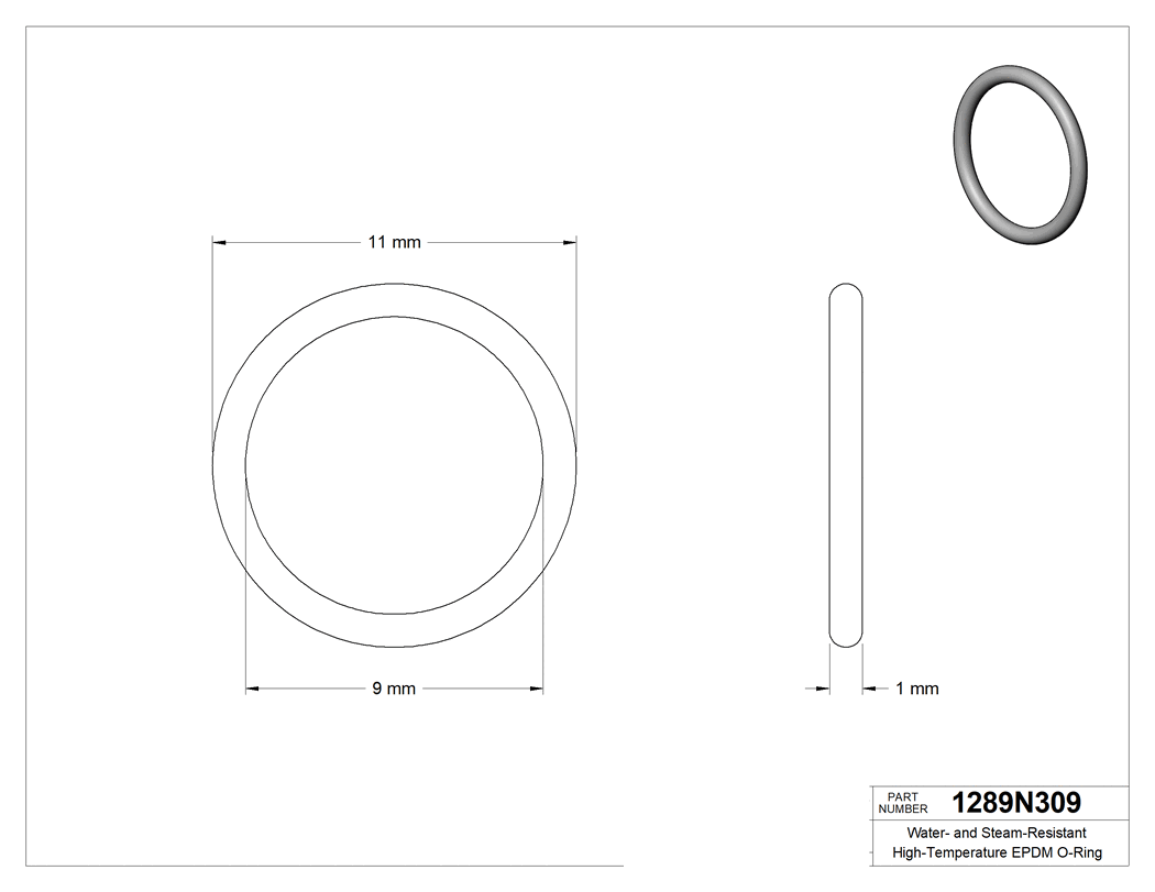 Technical drawing - 1289N309